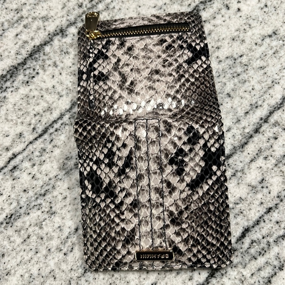 Excellent condition Brahmin snakeskin wallet